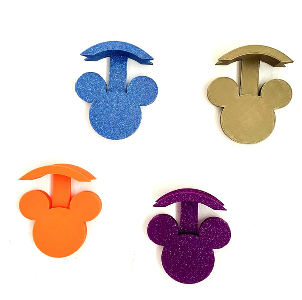 Mouse Head Magnetic Cruise Hook for Hanging Ears, Lanyards, etc. in Cabins, Staterooms