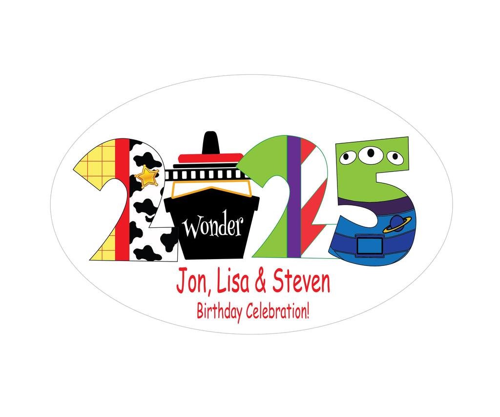 Toy Friend Year Cruise Door Magnet