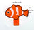 Clown Fish Magnetic Cruise Hook for Hanging in Cabins, Staterooms