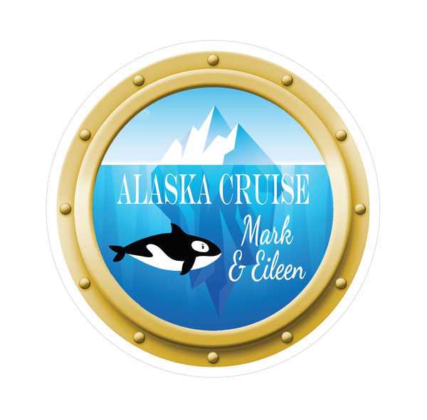 Alaska Porthole Cruise Door Magnet