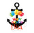 Anchor Birthday Cruise Door Magnet