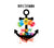 Anchor Birthday Cruise Door Magnet