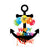 Anchor Birthday Cruise Door Magnet