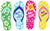Flip Flop Cruise Door Magnet Bundle – 4 Piece Set