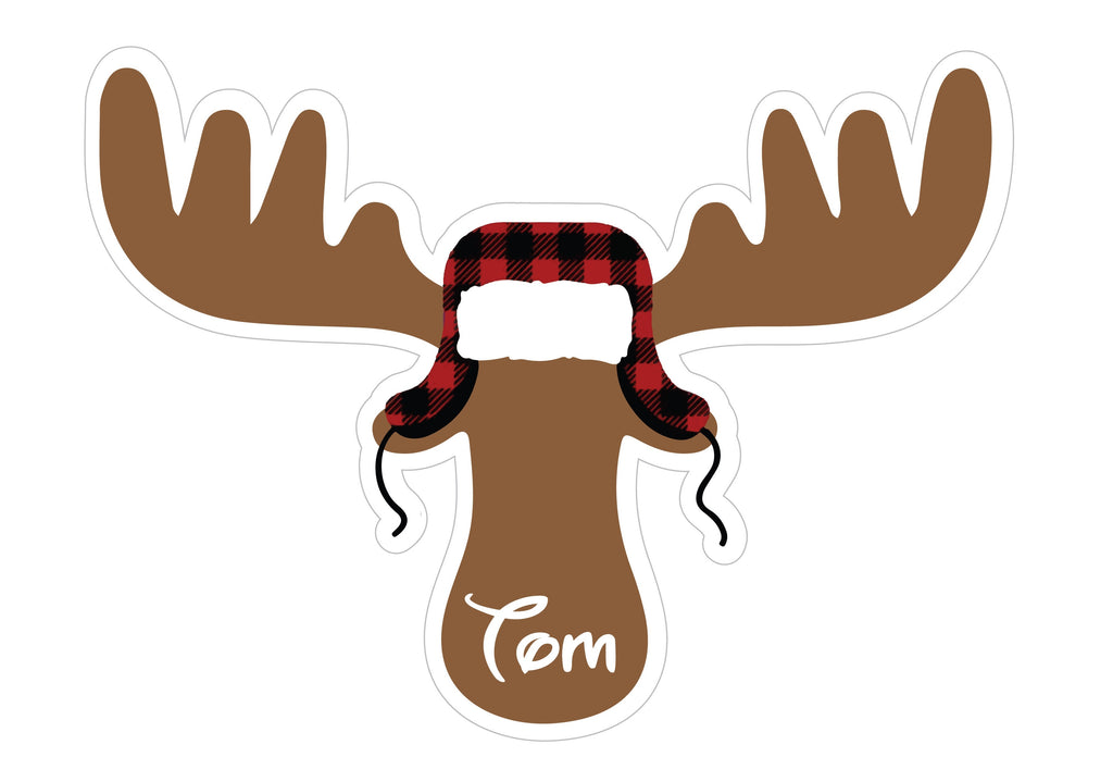 Alaska Hat Moose Cruise Door Magnet