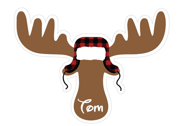 Alaska Hat Moose Cruise Door Magnet