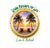 Palm Tree Beach Chairs Couple Cruise Door Magnet