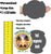 Palm Tree Beach Chairs Couple Cruise Door Magnet