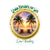 Palm Tree Beach Chairs Couple Cruise Door Magnet