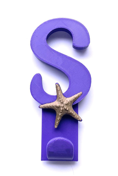 Starfish Initial Magnetic Cruise Hook for Hanging in Cabins, Staterooms