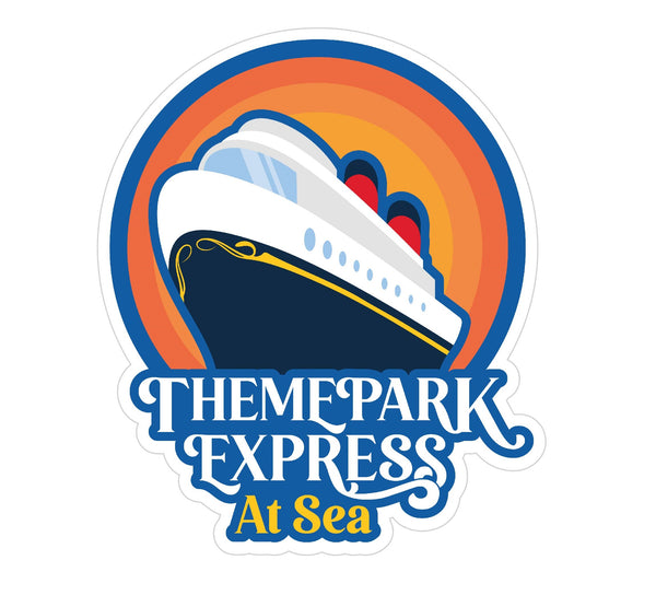 Theme Park Express at Sea Cruise Door Magnet