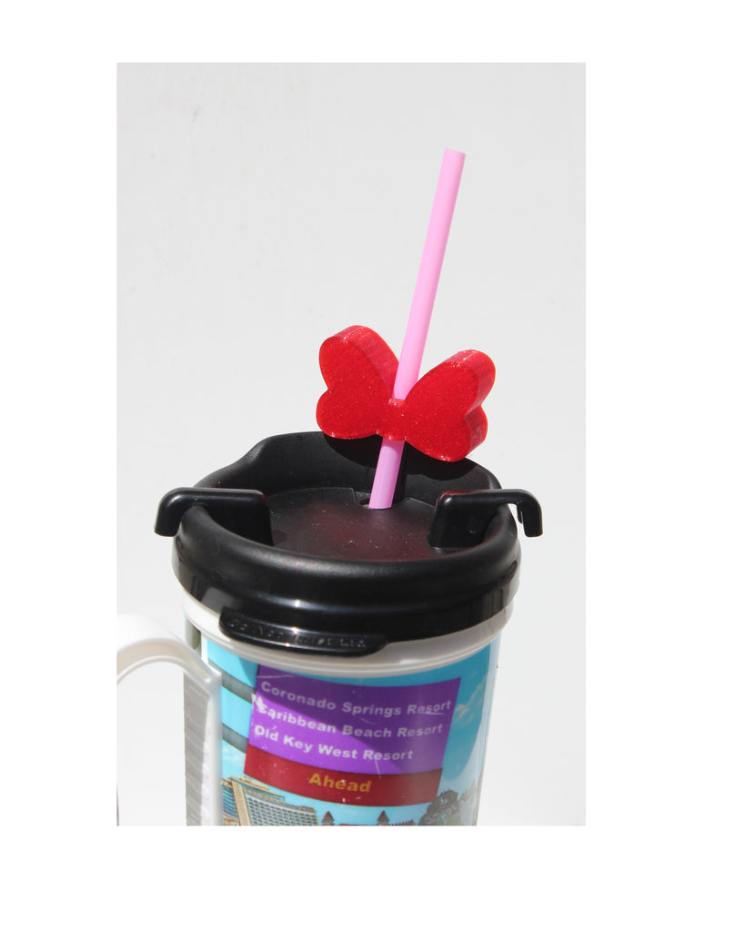 3D Bow Straw Topper 