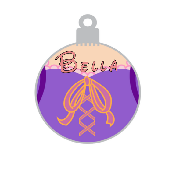 Christmas Ornament Long Haired Princess Magnet