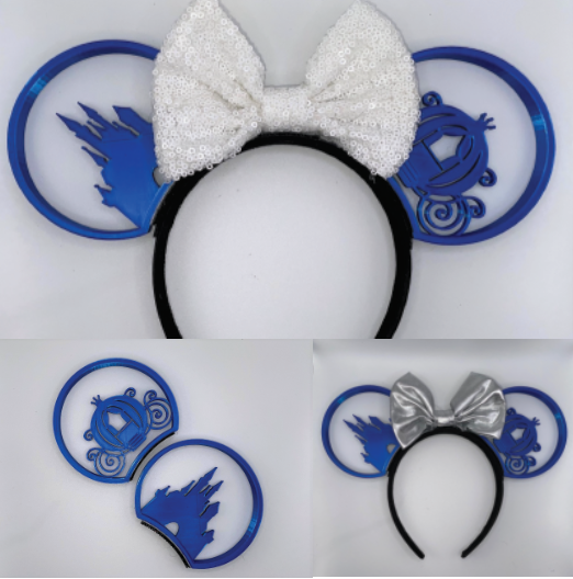 3D Printed Interchangeable Carriage and Castle Ears