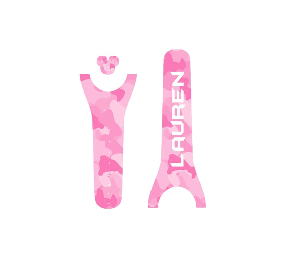 Pink Camouflage Decal for Magic Band