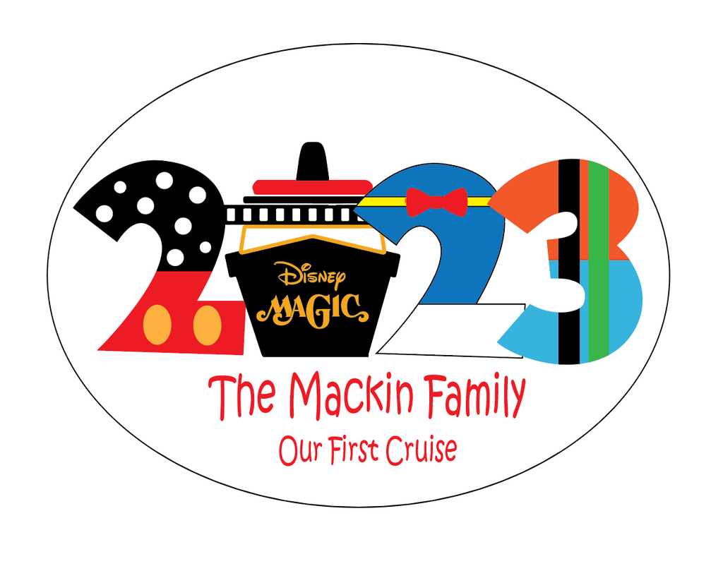 Choose Your Year Magical Cruise Door Magnet