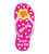 Pink and White Dot Flip Flop Cruise Door Magnet