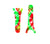 Tie Dye Christmas Decal For Magic Band