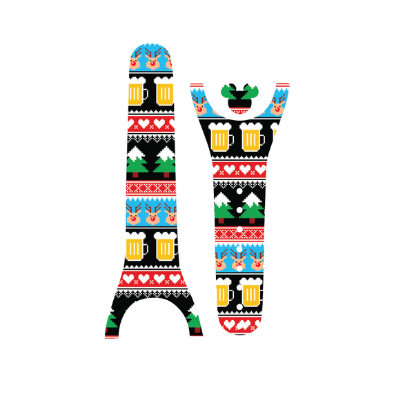 Ugly Christmas Sweater Beer Magic Band Decal
