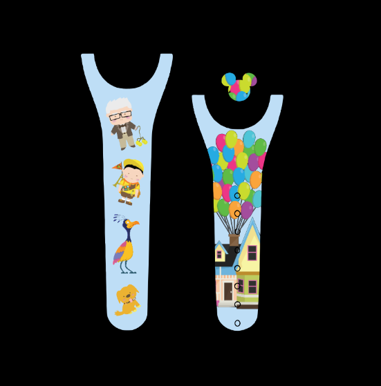Flying House Friends Magic Band Decal