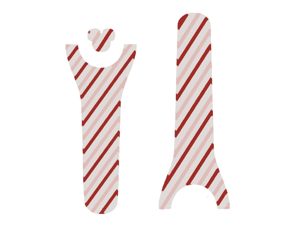 Candy Cane Stripes Decal for Magic Band